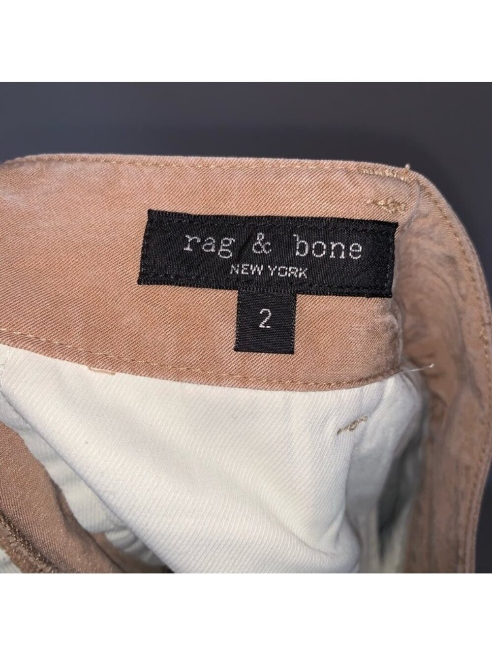 Rag & Bone Women’s Dark Khaki Ivy Culotte Cropped Pants 2 - Picture 7 of 13